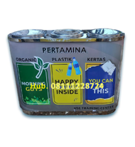 Tempat Sampah Kapsul 3in 1