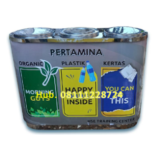 Tempat Sampah Kapsul 3in 1
