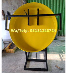 Jual Mesin Granulator Kompos Diameter Pan 160 cm Kapasitas 150-250 kg/jam
