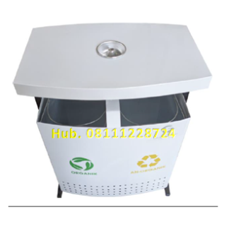 Outdoor Trashbin 2in 1