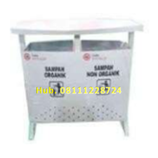 Tempat Sampah 2 in 1 Besi