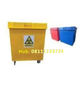Tempat Sampah Fiber 1100 Liter Beroda