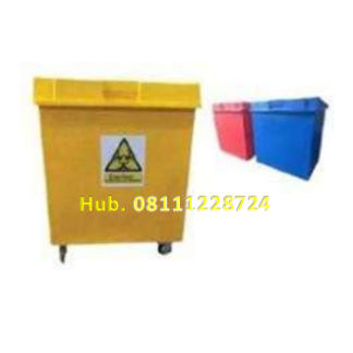 Tempat Sampah Fiber 1100 Liter Beroda