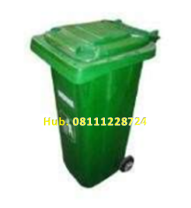 Tempat Sampah Fiber 120 Liter Beroda
