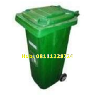 Tempat Sampah Fiber 120 Liter Beroda