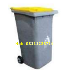 Tempat Sampah Fiber120 Liter Beroda