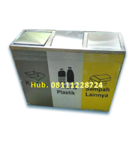 Tempat Sampah Kotak 3in 1
