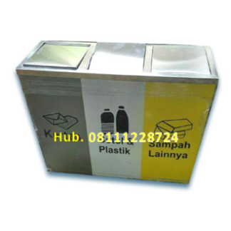 Tempat Sampah Kotak 3in 1