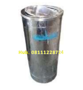 Tempat Sampah Stainless Kode B1 Polos