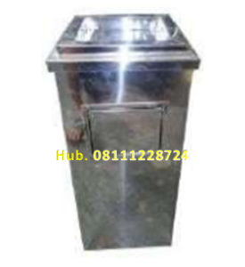 Tempat Sampah Stainless Kode D2