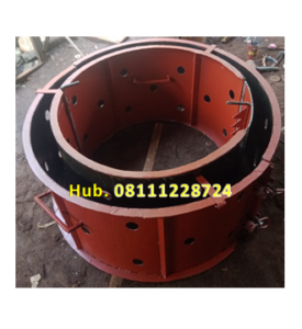 Cetakan Gorong Gorong - Buis Beton Diameter 80 cm x 50 cm