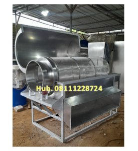Mesin Pengayak Rotary Tipe Meja dan Output