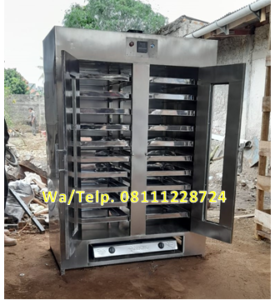 Mesin Pengering Sagu - Mesin Pengering Stainless Steel 2 Pintu untuk Sagu