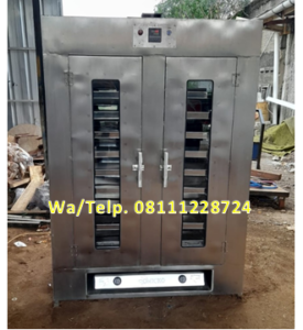  Oven Pengering Kerupuk 20 Tray / Rak Material Stainless Stell pakai LPG 