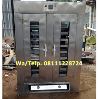 Oven Pengering Kerupuk 20 Tray / Rak Material Stainless Stell pakai LPG