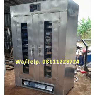 Oven Pengering Kerupuk 20 Tray / Rak Material Stainless Stell pakai LPG