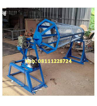 Mesin Pengayak Kompos Rotari Dengan Penggerak Mesin Bensin 5,5 HP Mesin Pengayak Kompos Rotari Dengan Penggerak Mesin Bensin 5,5 HP