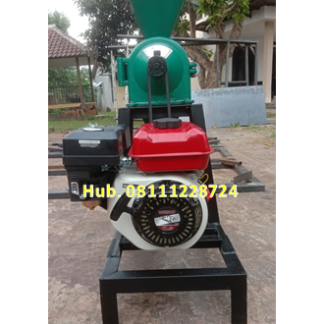 Mesin Penepung Disk mill FFC 23 Dengan Penggerak Mesin Bensin GX 160 (5,5 HP) Biasa