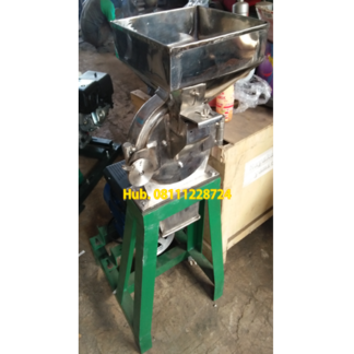 Mesin Penepung Jagung Disk mill DSS 23 Stainless Steel Giling Tepung Jagung + Mesin Bensin GX 260 5,5HP atau 6,5HP