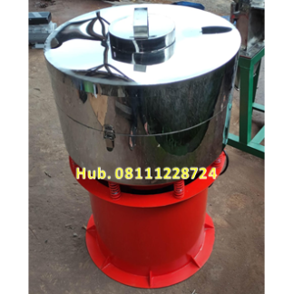 Mesin Pengayak Pelet Ikan - Mesin Penyortir Pelet Ikan - Mesin Vibrator Screen Dengan 2 Mesh/Saringan (3 corong keluar)
