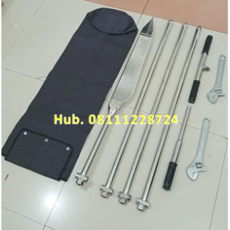 Bor Gambut Parang Material Stainless Steel Panjang 5 Meter