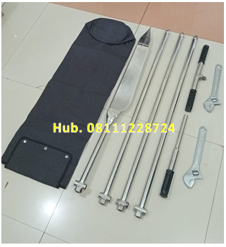 Bor Gambut Parang Material Stainless Steel Panjang 5 Meter Bor Gambut Parang Material Stainless Steel Panjang 5 Meter