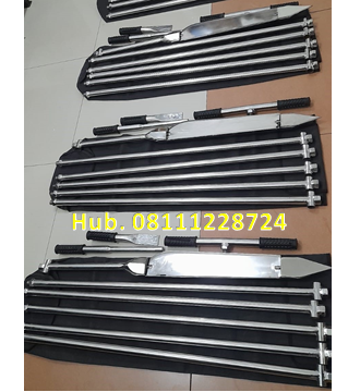 Bor Gambut Parang Material Stainless Steel Panjang 5 Meter Bor Gambut Parang Material Stainless Steel Panjang 5 Meter