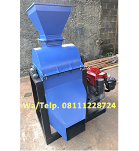 Mesin Penepung Jagung  - Mesin Hammer Mill Besi dengan Mesin Diesel 10 HP
