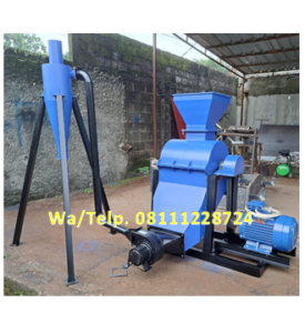 Mesin Penepung Jagung - Mesin Hammer Mill Besi Dengan Cyclone