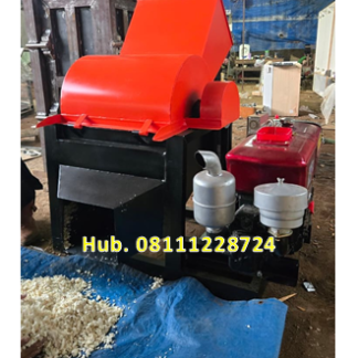 Mesin Perajang Singkong Untuk Gaplek Dengan Penggerak Diesel 8 PK