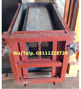Cetakan Uditch Beton - Cetakan U-ditch Beton 40 x 40 x Panjang 100 cm 