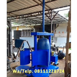 Mesin Press Silase Hidrolik Kapasitas 3 Drum - Mesin Press Rumput Pakan Ternak dalam Drum