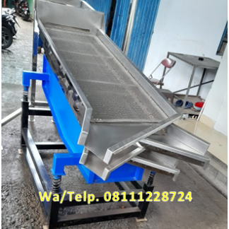 Mesin Pengayak Beras - Mesin Sortasi Beras 3 Mesh dengan 4 Corong Keluar