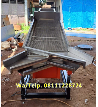 Mesin Pengayak Biji Plastik / Mesin Sortasi Biji Plastik 3 Mesh 4 Corong Mesin Pengayak Biji Plastik / Mesin Sortasi Biji Plastik 3 Mesh 4 Corong