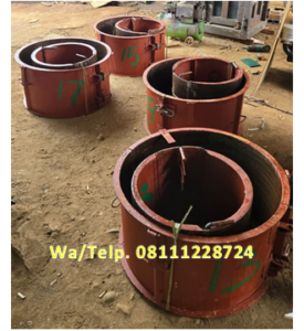 Cetakan Gorong Gorong - Buis Beton Diameter 100 cm x 50 cm