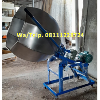 Mesin Pengaduk Bumbu Cemilan/Keripik Hexagonal