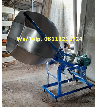 Mesin Pengaduk Bumbu Cemilan/Keripik Hexagonal Mesin Pengaduk Bumbu Cemilan/Keripik Hexagonal