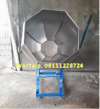 Mesin Pengaduk Bumbu Cemilan/Keripik Hexagonal Mesin Pengaduk Bumbu Cemilan/Keripik Hexagonal