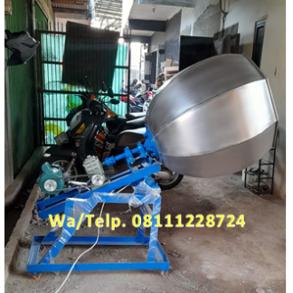 Mesin Pengaduk Bumbu Cemilan/Keripik Hexagonal