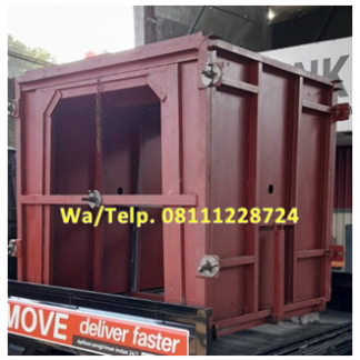 Cetakan Uditch Beton - Cetakan U-ditch Beton 60 x 60 x Panjang 120 cm Model Berdiri
