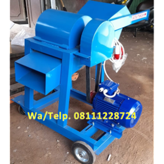 Mesin Chopper Rumput dengan penggerak Motor Diesel 10 HP Merk Jiangfa