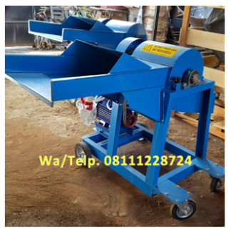 Mesin Chopper Rumput dengan penggerak Motor Diesel 10 HP Merk Jiangfa