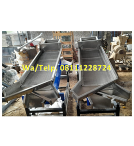 Mesin Pengayak Gula Aren Dengan 2 Mesh/Saringan (3 corong keluar)