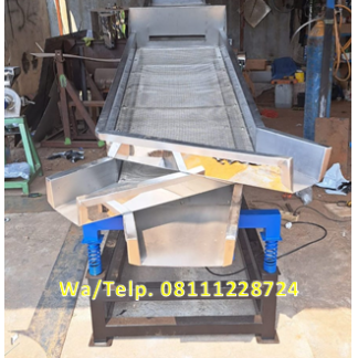 Mesin Sortasi - Mesin Pengayak Biji Dengan 2 Mesh/Saringan (3 corong keluar)