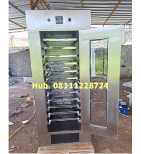Mesin Oven Pengering Pellet Ikan - 1 Pintu (Stainless) Pengering Pellet Ikan Controler Digital